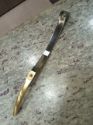 SignatureThings.com Brass Hardware Antique Brass Koin Lizard Door Handle