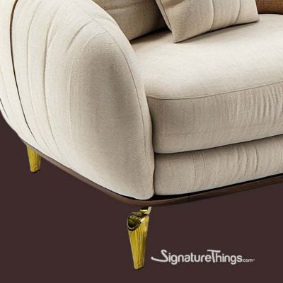 SignatureThings.com Brass Hardware SISL-07 - Modern Aluminium Furniture Legs – 6 Inch