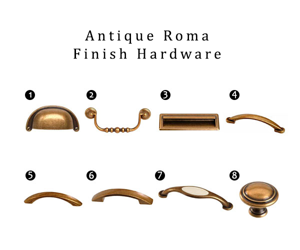 Antique Roma Finish Hardware