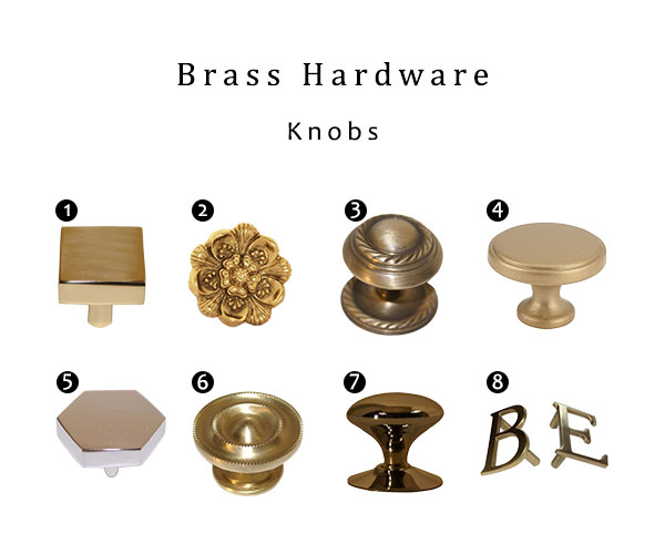 Brass Hardware - Knobs