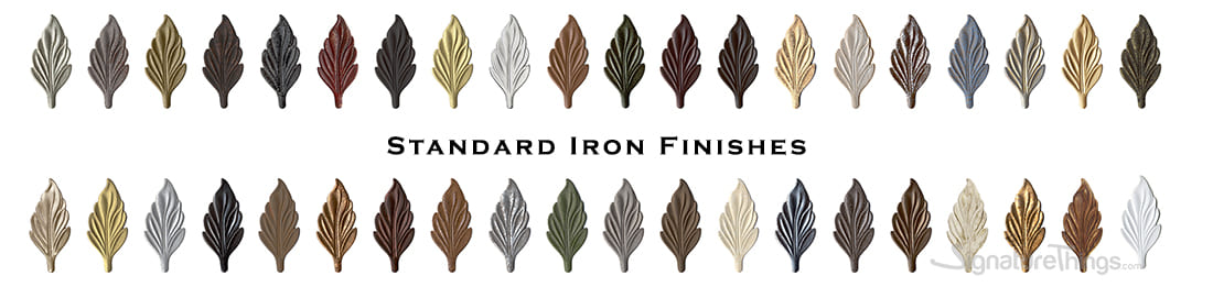 Standard Iron Finishes