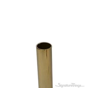 144 in. Heavy Duty Brass Closet Rod & Curtain Rod